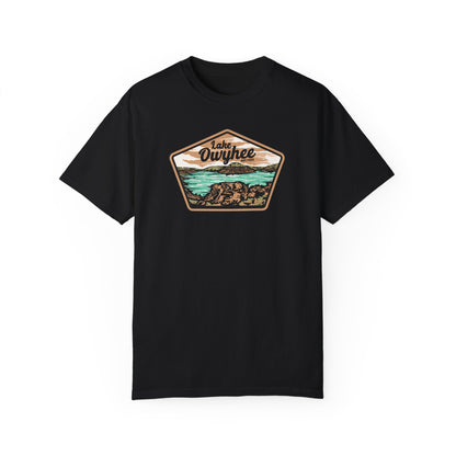 Lake Owyhee Patch Unisex Garment-Dyed T-shirt