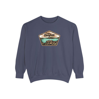 Lake Owyhee Patch Unisex Garment-Dyed Sweatshirt