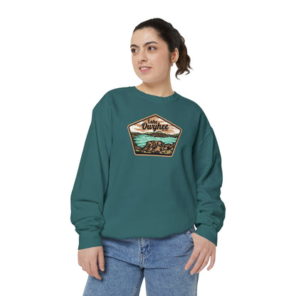 Lake Owyhee Patch Unisex Garment-Dyed Sweatshirt