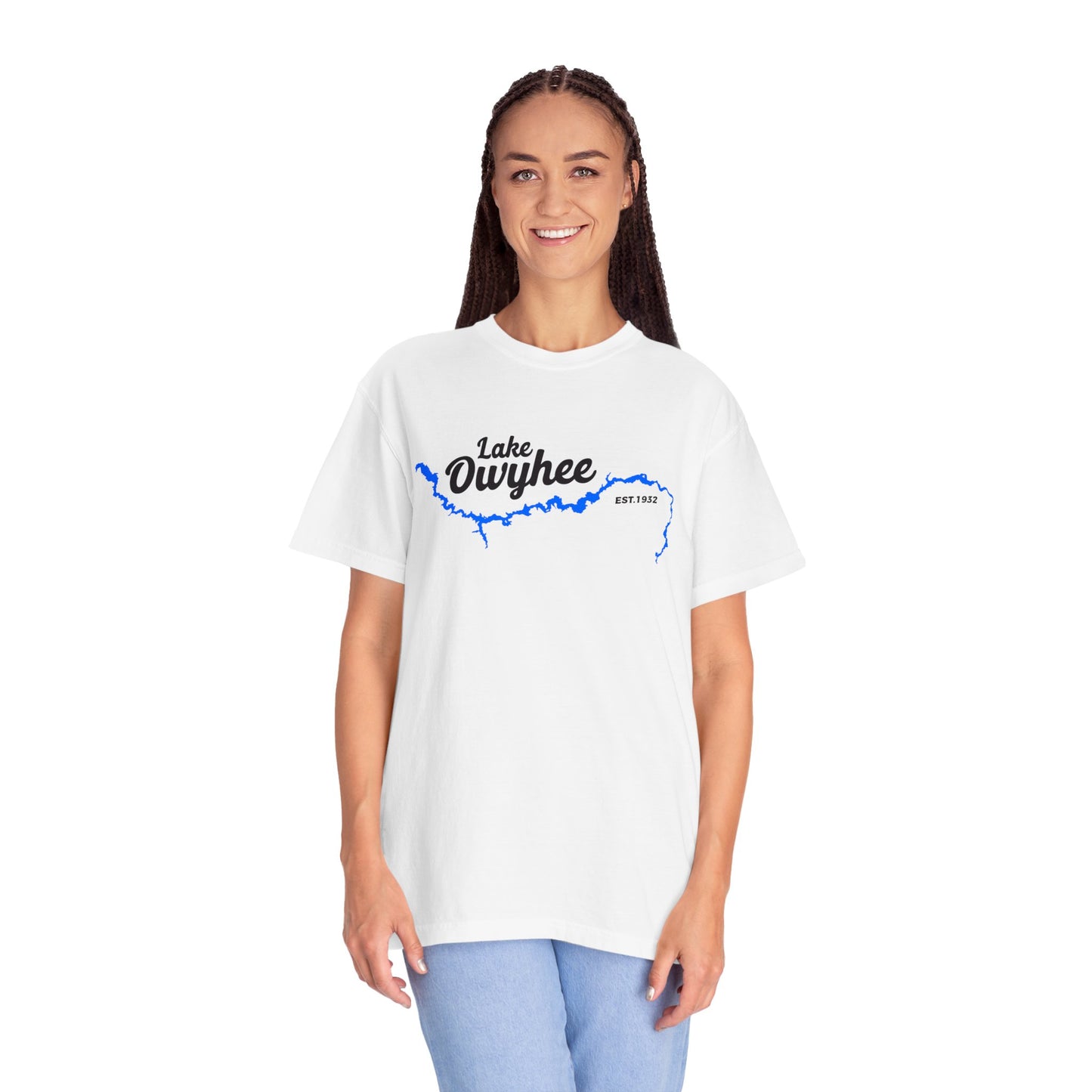 Lake Owyhee Blue Lake Unisex Garment-Dyed T-shirt