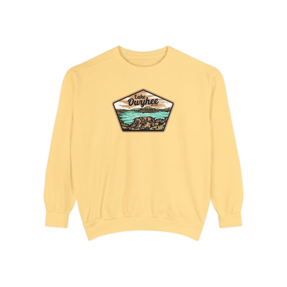 Lake Owyhee Patch Unisex Garment-Dyed Sweatshirt