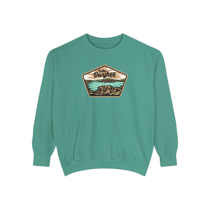 Lake Owyhee Patch Unisex Garment-Dyed Sweatshirt