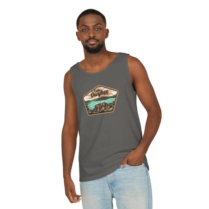 Lake Owyhee Patch Unisex Garment-Dyed Tank Top