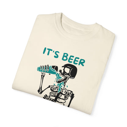 Black Beer Thirty Unisex Garment-Dyed T-shirt