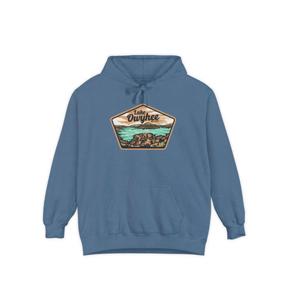 Lake Owyhee Patch Unisex Garment-Dyed Hoodie