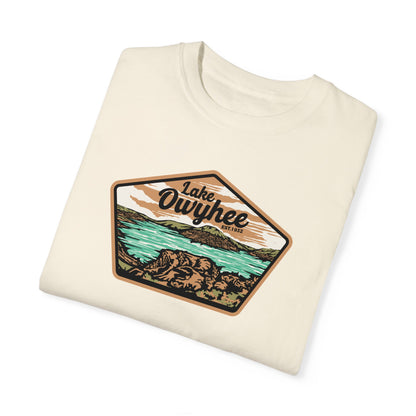 Lake Owyhee Patch Unisex Garment-Dyed T-shirt