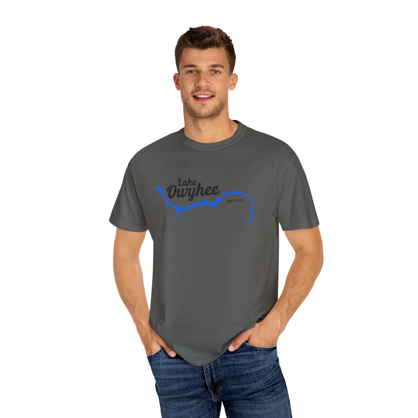 Lake Owyhee Blue Lake Unisex Garment-Dyed T-shirt