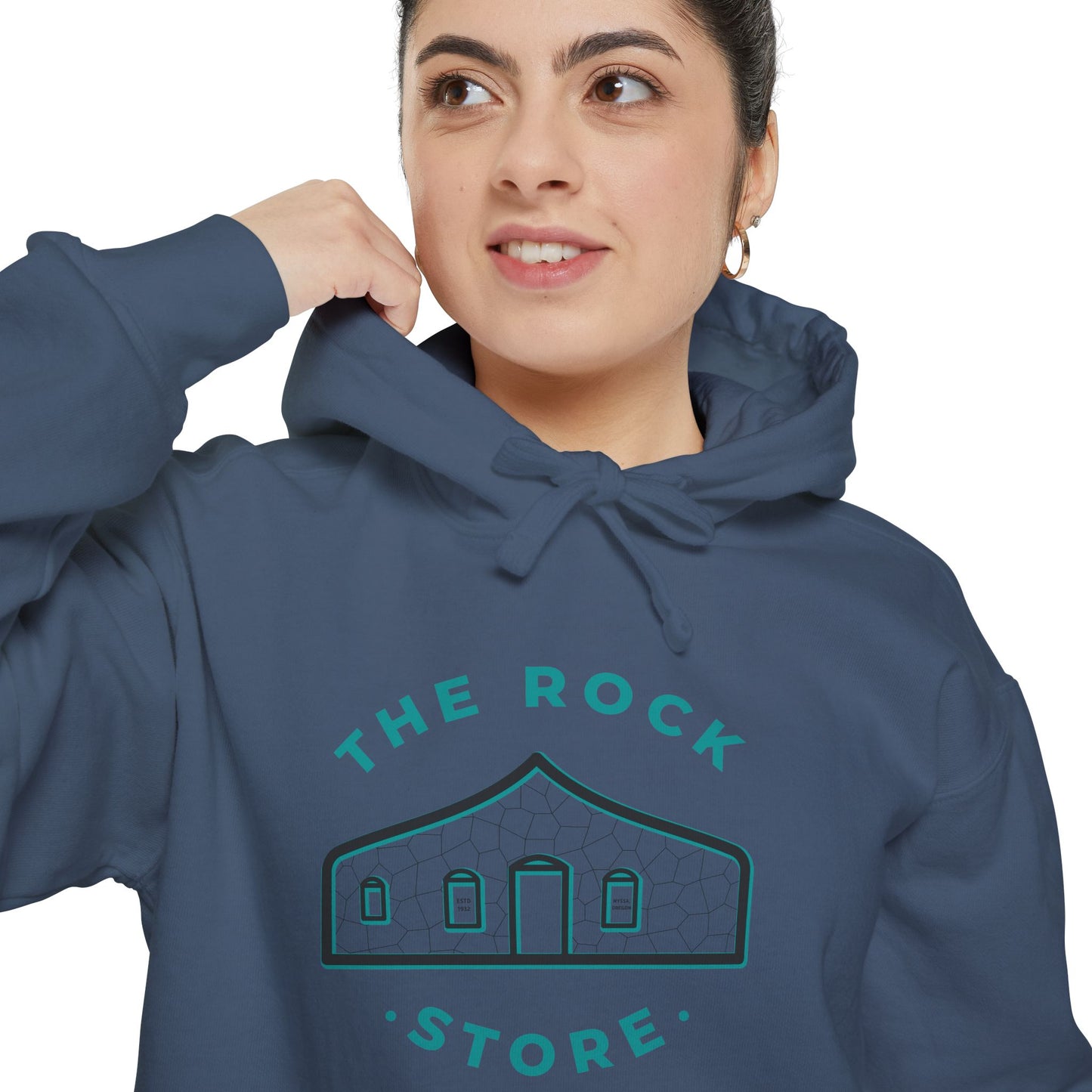 Rock Store Dual Color Unisex Garment-Dyed Hoodie