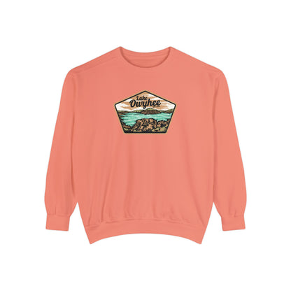 Lake Owyhee Patch Unisex Garment-Dyed Sweatshirt