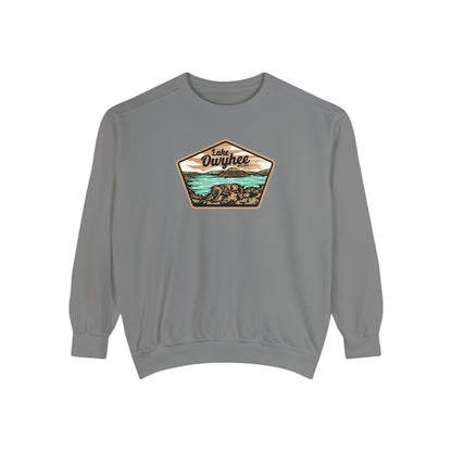 Lake Owyhee Patch Unisex Garment-Dyed Sweatshirt