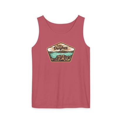 Lake Owyhee Patch Unisex Garment-Dyed Tank Top