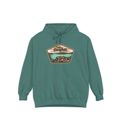 Lake Owyhee Patch Unisex Garment-Dyed Hoodie