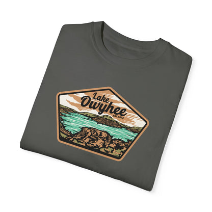 Lake Owyhee Patch Unisex Garment-Dyed T-shirt