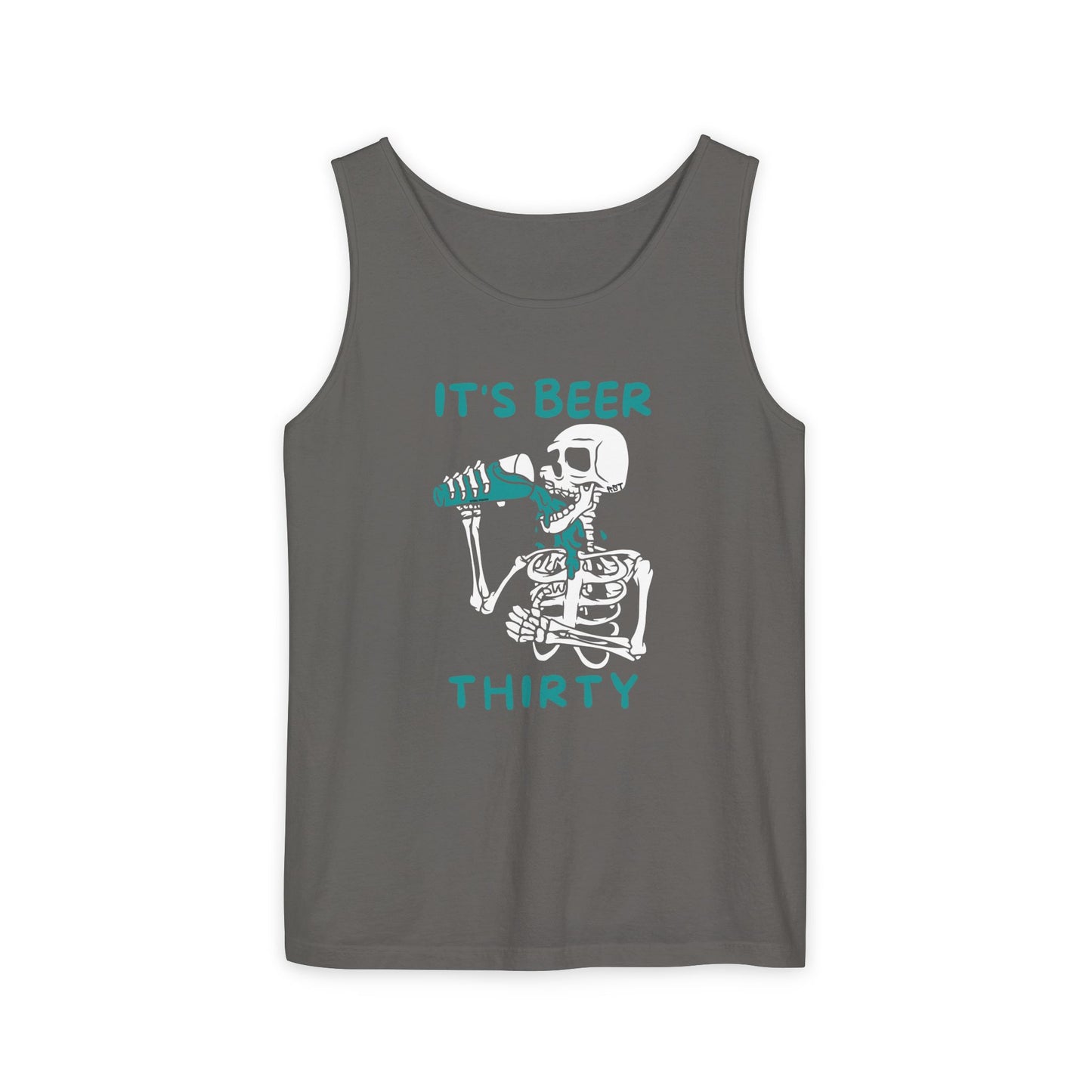 Beer Thirty Unisex Garment-Dyed Tank Top