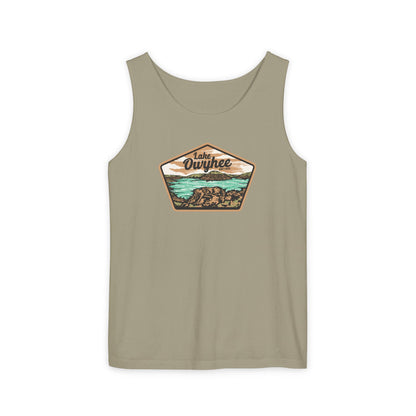 Lake Owyhee Patch Unisex Garment-Dyed Tank Top