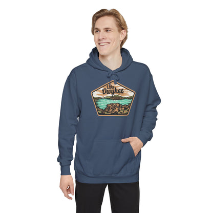 Lake Owyhee Patch Unisex Garment-Dyed Hoodie