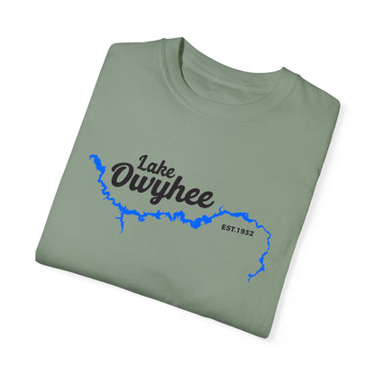 Lake Owyhee Blue Lake Unisex Garment-Dyed T-shirt