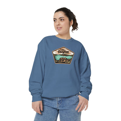 Lake Owyhee Patch Unisex Garment-Dyed Sweatshirt