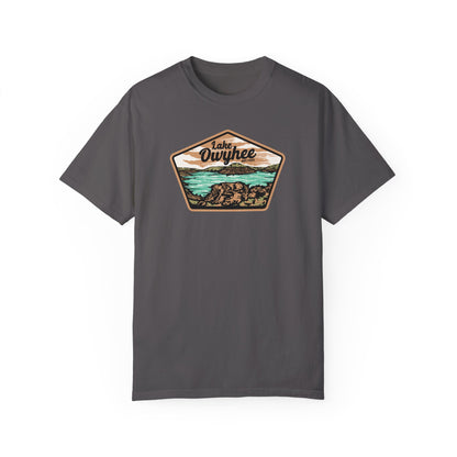 Lake Owyhee Patch Unisex Garment-Dyed T-shirt