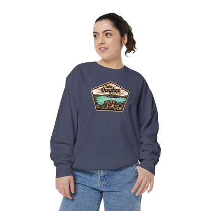 Lake Owyhee Patch Unisex Garment-Dyed Sweatshirt