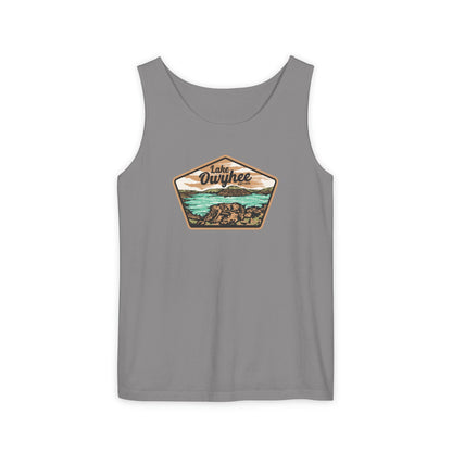 Lake Owyhee Patch Unisex Garment-Dyed Tank Top