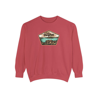 Lake Owyhee Patch Unisex Garment-Dyed Sweatshirt