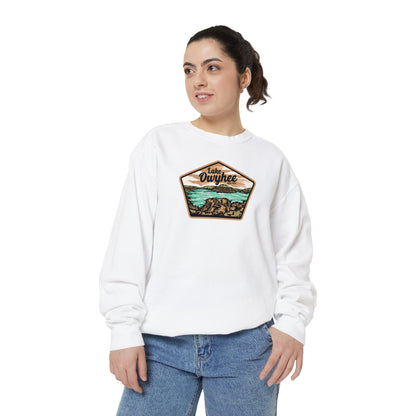 Lake Owyhee Patch Unisex Garment-Dyed Sweatshirt