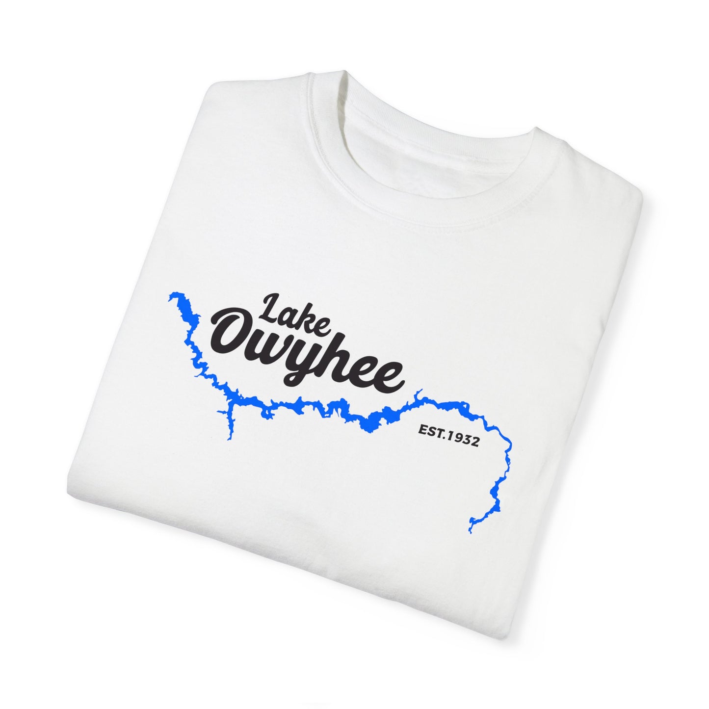 Lake Owyhee Blue Lake Unisex Garment-Dyed T-shirt