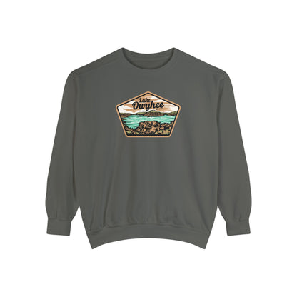 Lake Owyhee Patch Unisex Garment-Dyed Sweatshirt