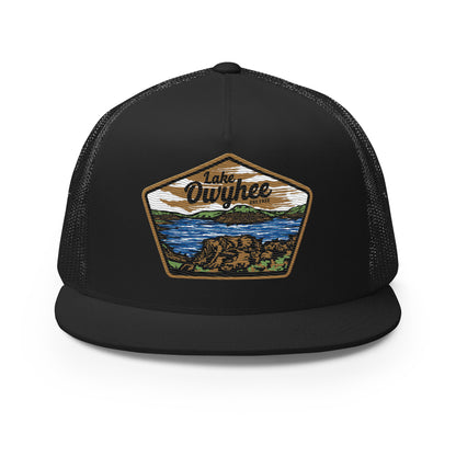 Lake Owyhee Flat Bill Trucker Patch Cap