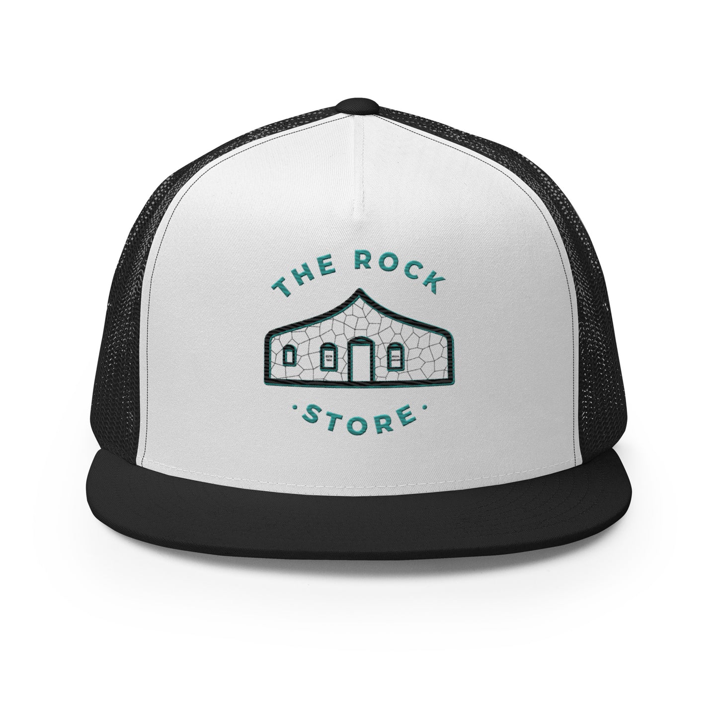 TRS Flat Bill Trucker Cap Colored Stitch