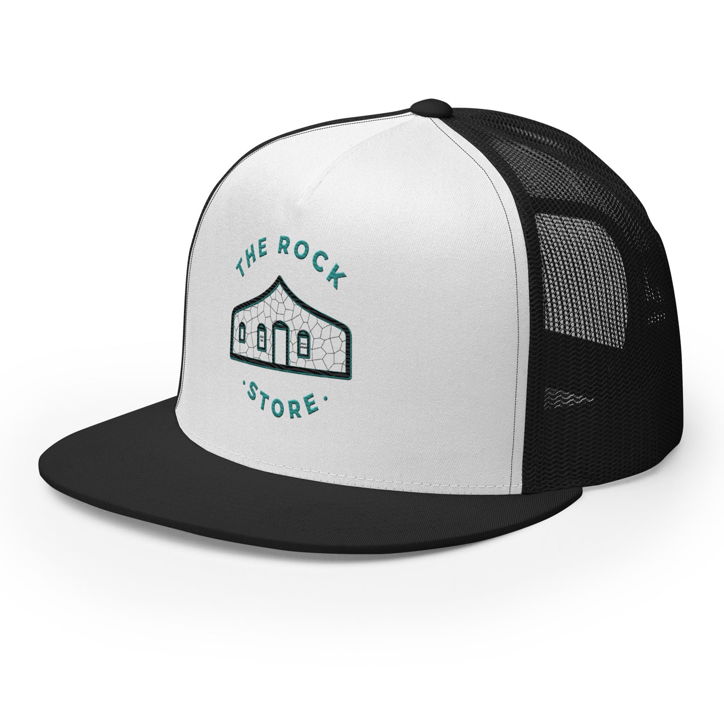 TRS Flat Bill Trucker Cap Colored Stitch