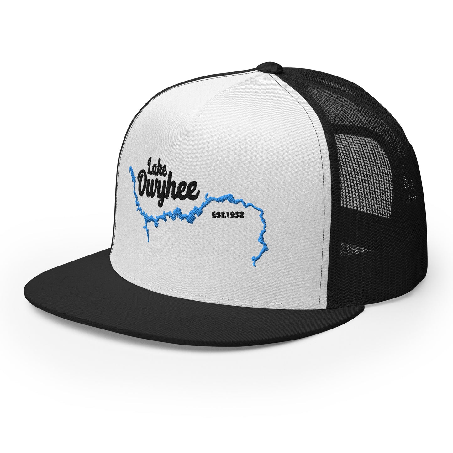 Lake Owyhee Trucker Cap Black Stitching