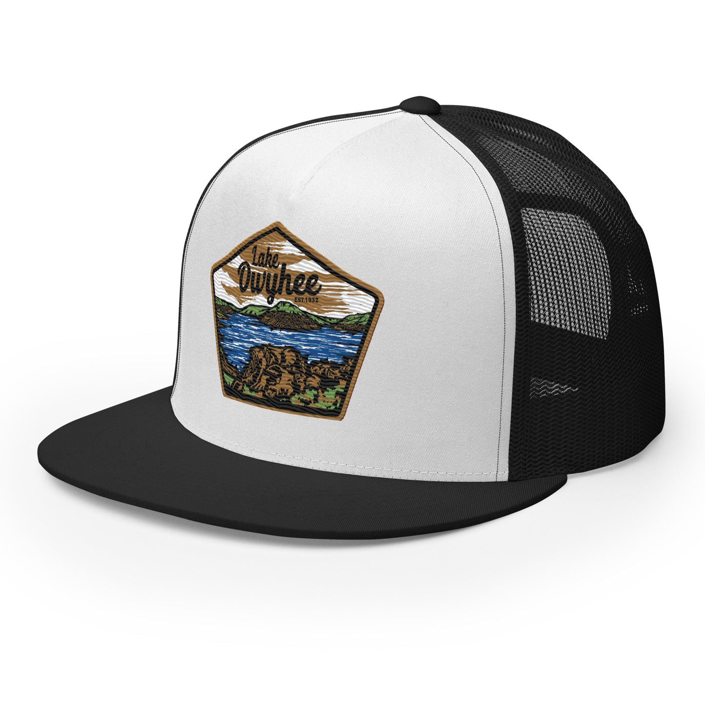 Lake Owyhee Flat Bill Trucker Patch Cap