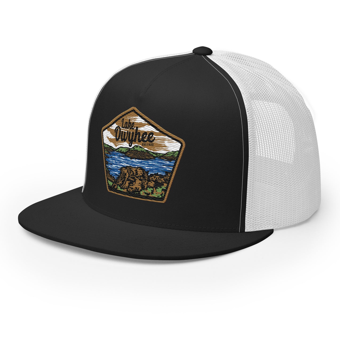 Lake Owyhee Flat Bill Trucker Patch Cap