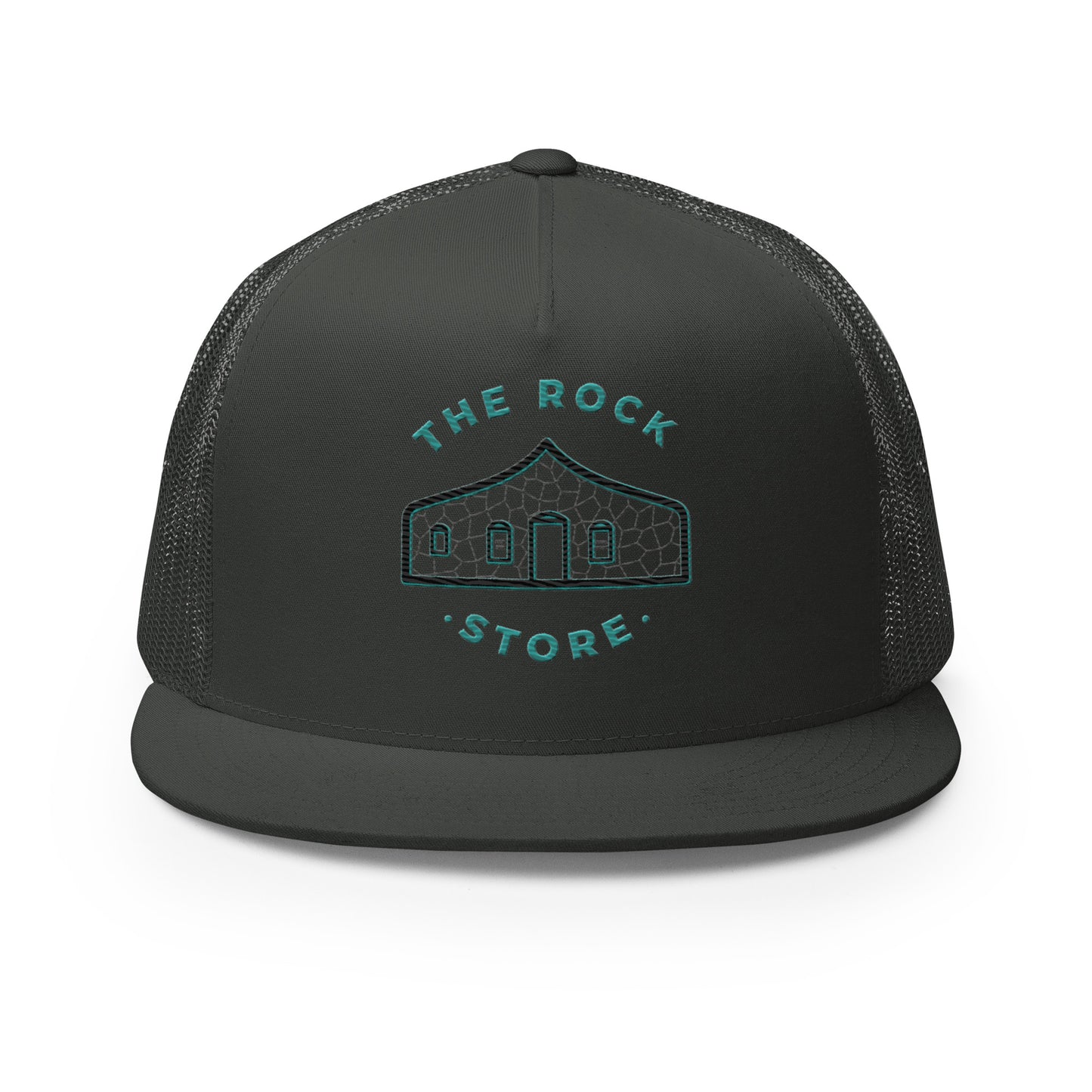 TRS Flat Bill Trucker Cap Colored Stitch