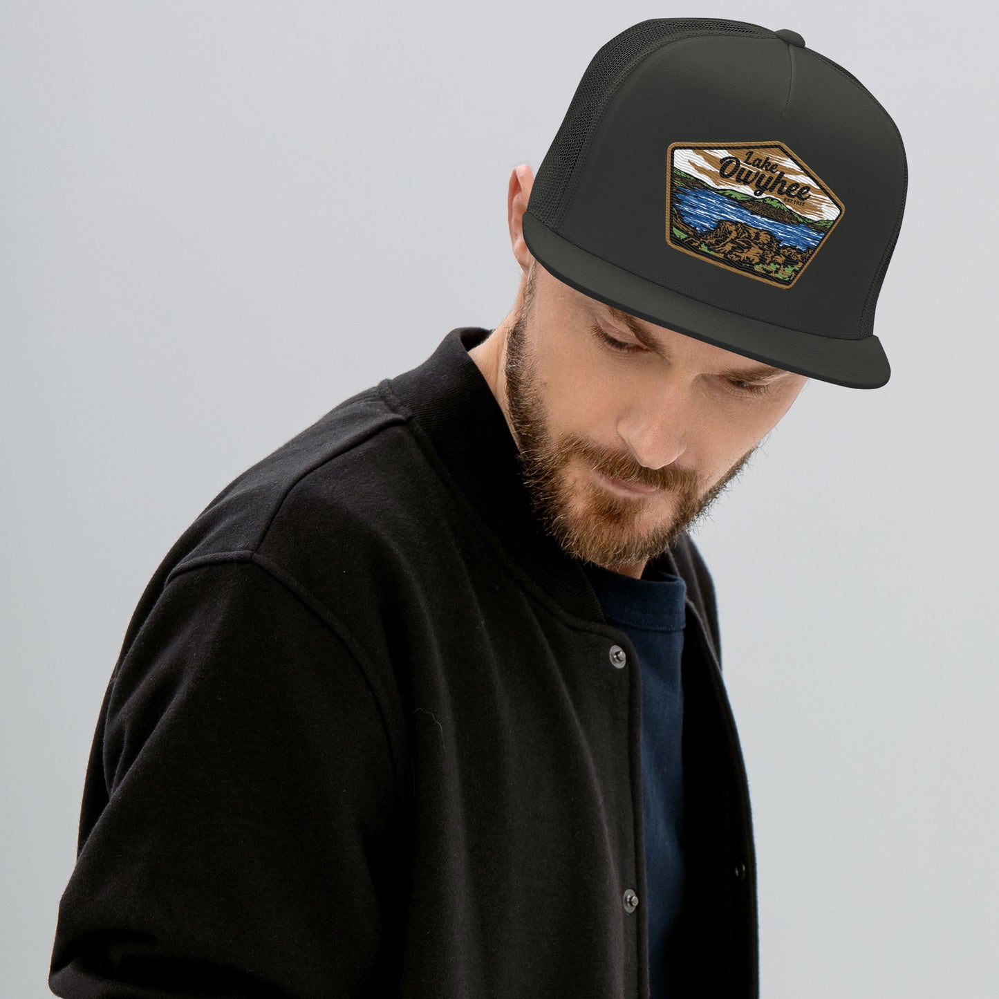 Lake Owyhee Flat Bill Trucker Patch Cap