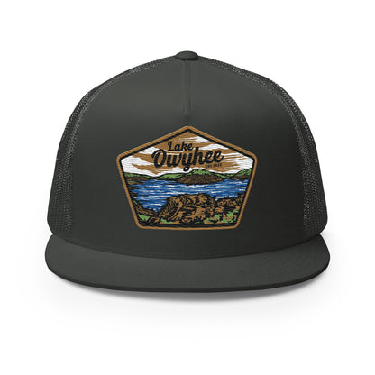 Lake Owyhee Flat Bill Trucker Patch Cap