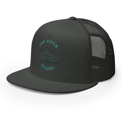 TRS Flat Bill Trucker Cap Colored Stitch