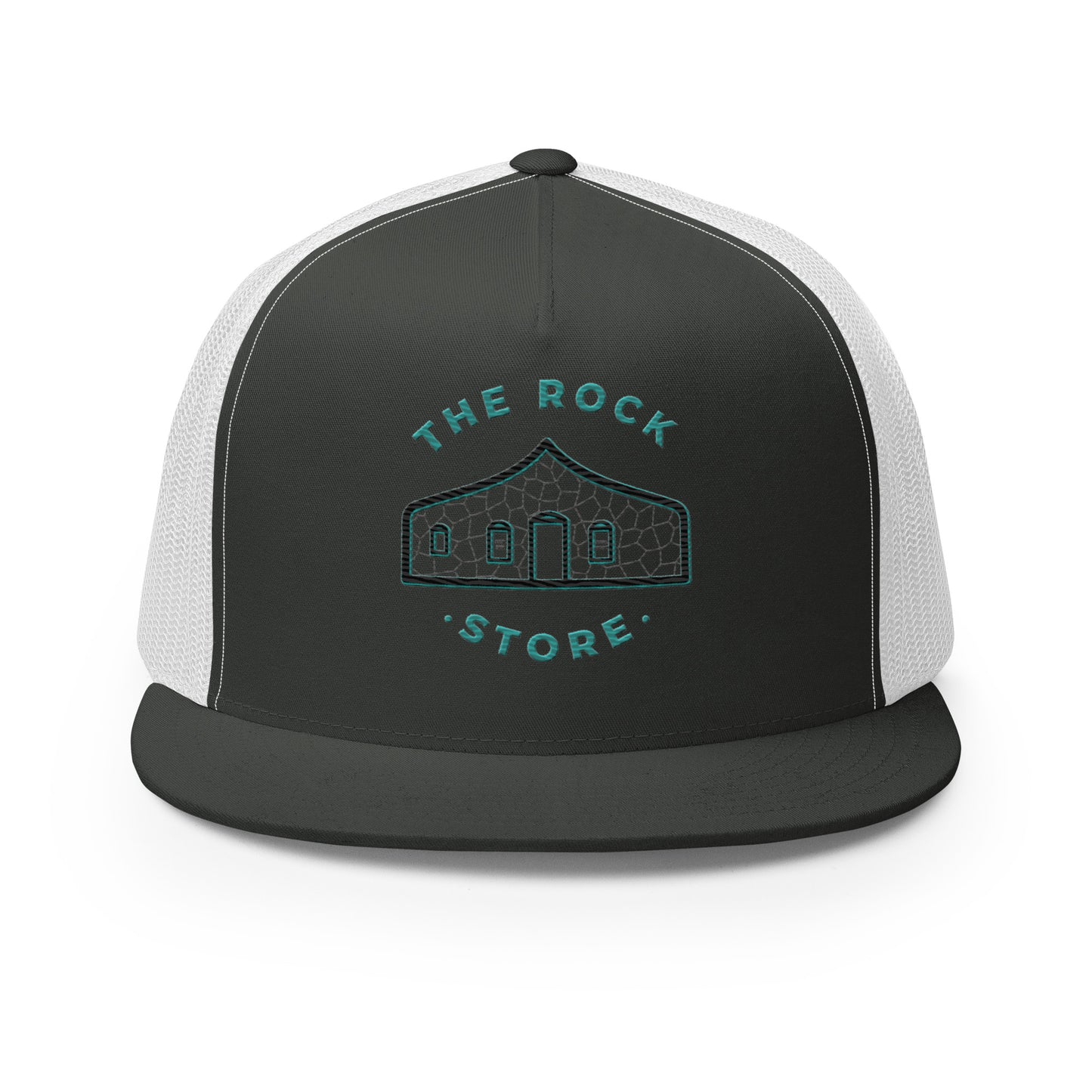 TRS Flat Bill Trucker Cap Colored Stitch