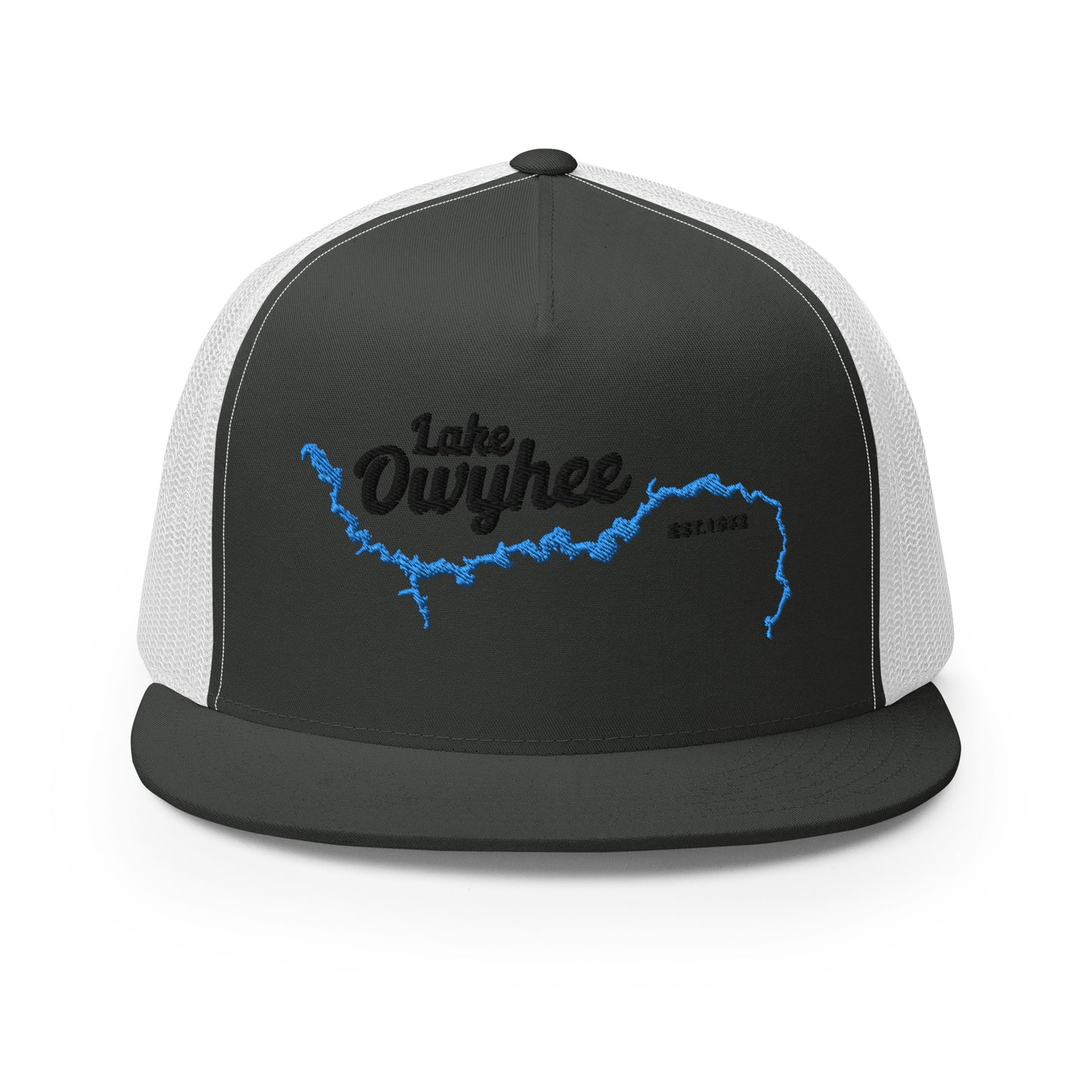 Lake Owyhee Trucker Cap Black Stitching