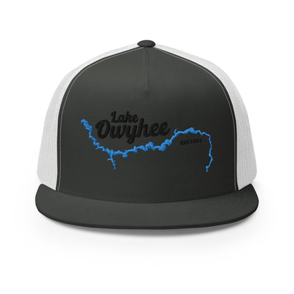 Lake Owyhee Trucker Cap Black Stitching