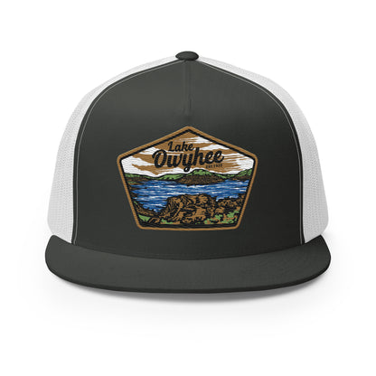 Lake Owyhee Flat Bill Trucker Patch Cap