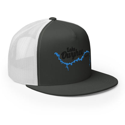 Lake Owyhee Trucker Cap Black Stitching