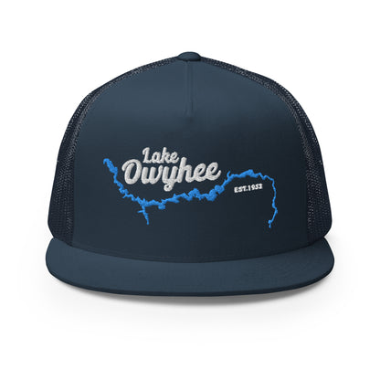 Lake Owyhee Trucker Cap Blue Lake