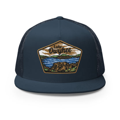 Lake Owyhee Flat Bill Trucker Patch Cap