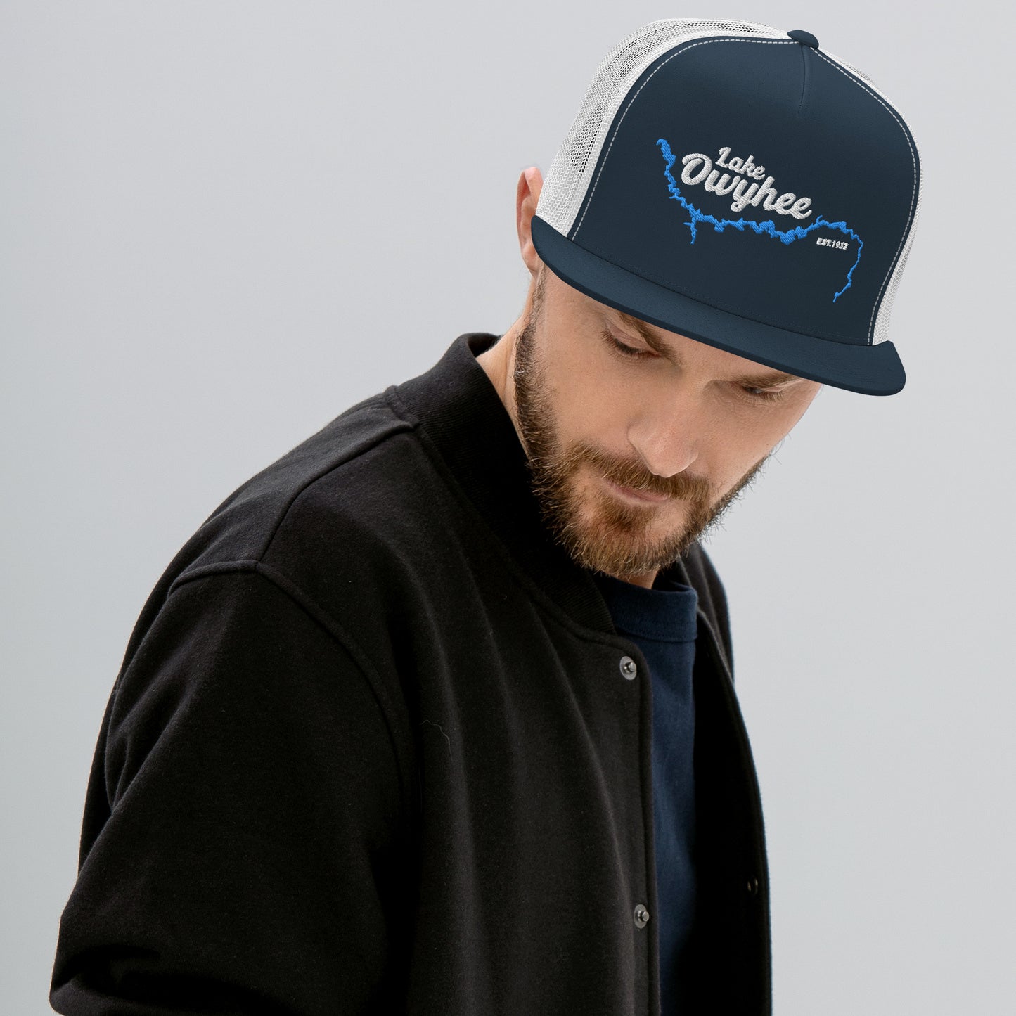 Lake Owyhee Trucker Cap Blue Lake