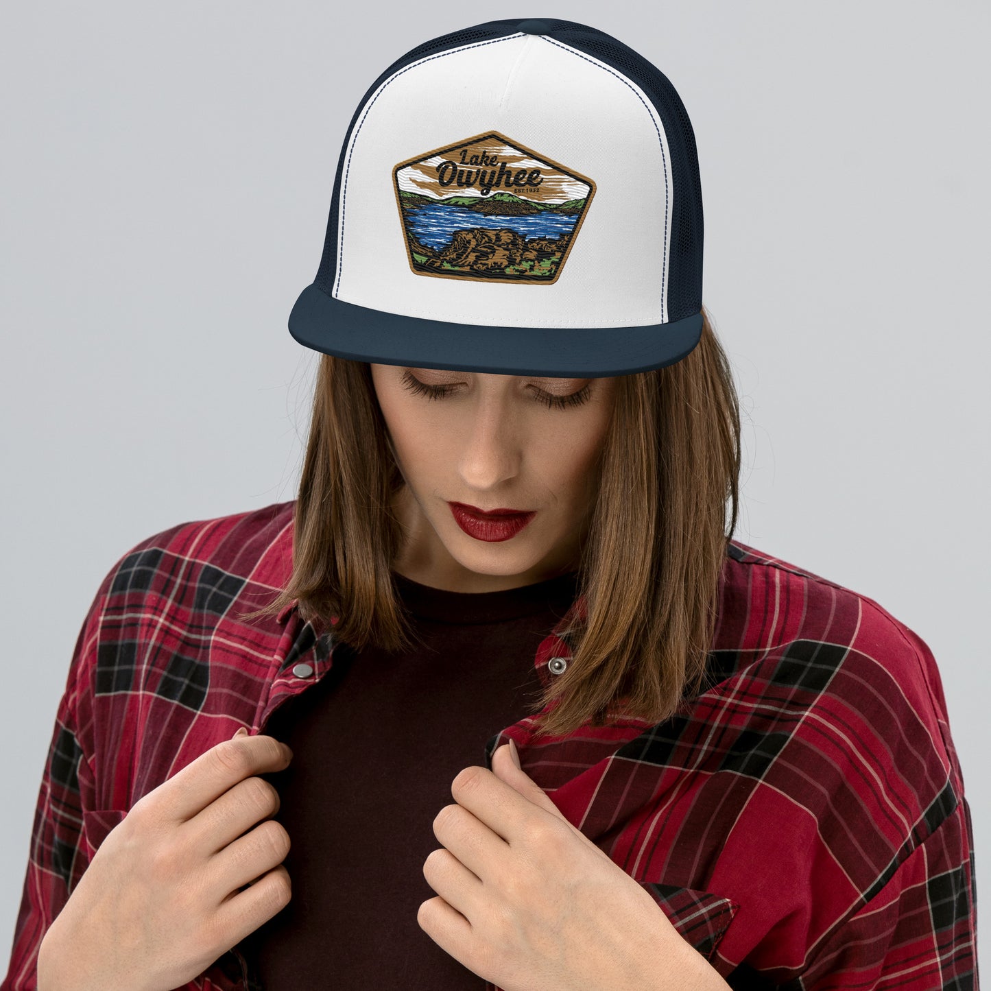 Lake Owyhee Flat Bill Trucker Patch Cap