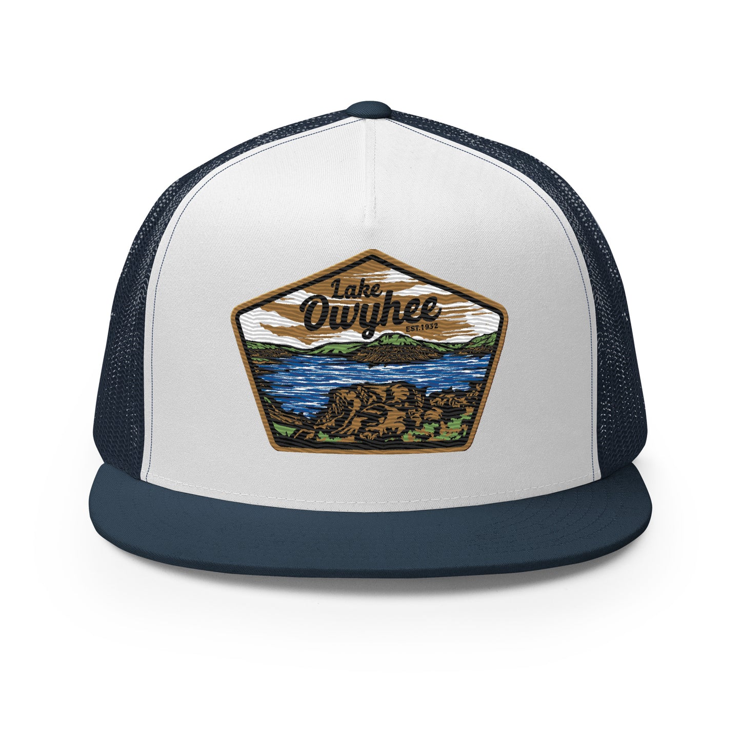 Lake Owyhee Flat Bill Trucker Patch Cap