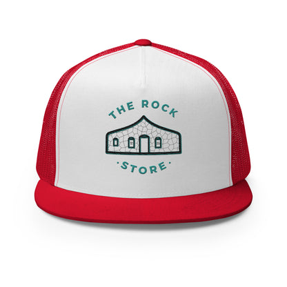 TRS Flat Bill Trucker Cap Colored Stitch